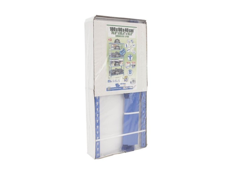 Лавица Simon Rack Simonclick Plus 5/500 900 kg Метал 5 Рафтове (200 x 100 x 50 cm)