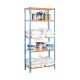Лавица Simon Rack Maderclick 5/400 750 kg Метал 5 Рафтове ПДЧ (180 x 90 x 40 cm)