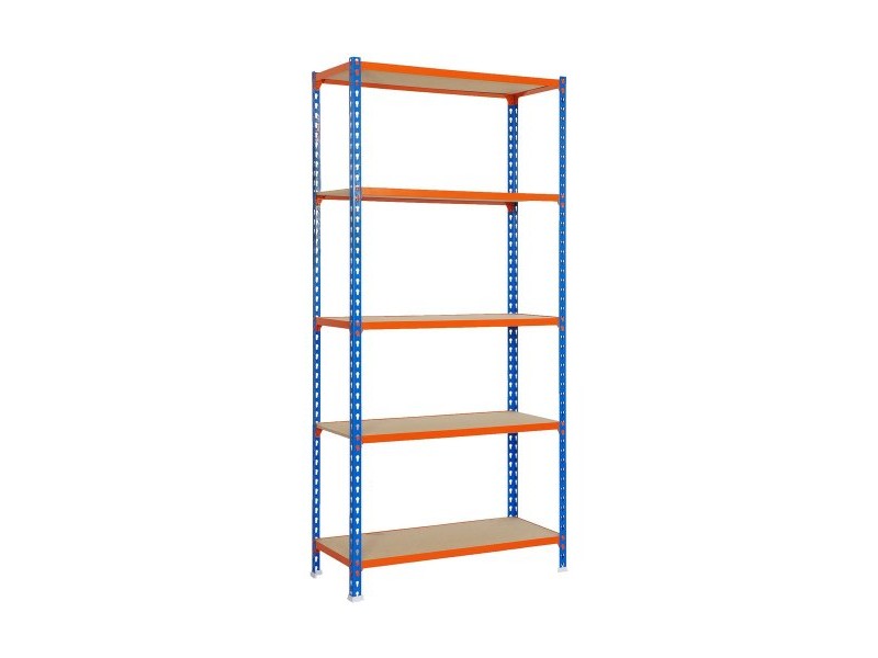 Лавица Simon Rack Maderclick 5/400 750 kg Метал 5 Рафтове ПДЧ (180 x 90 x 40 cm)