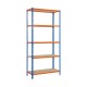 Лавица Simon Rack Maderclick 5/400 750 kg Метал 5 Рафтове ПДЧ (180 x 90 x 40 cm)