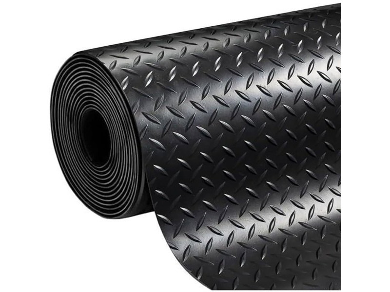 Roll of Anti-Slip Material Exma Черен Естествен каучук 1 x 10 m Диамант Roll of Anti-Slip Material Exma Черен Естествен каучук 1 x 10 m Диамант