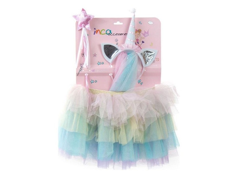 Tutu Inca Bailarina Unicornio Многоцветен Еднорог 24-36 месеца (3 Части)