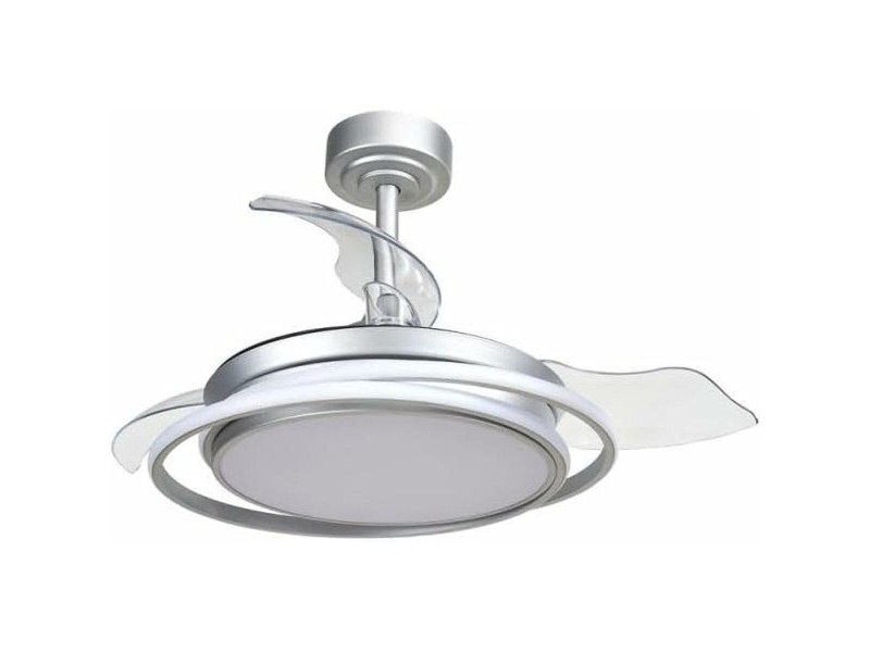 Вентилатор за таван CristalRecord Сребрист 40 W Ø 40 cm
