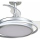 Вентилатор за таван CristalRecord Сребрист 40 W Ø 40 cm