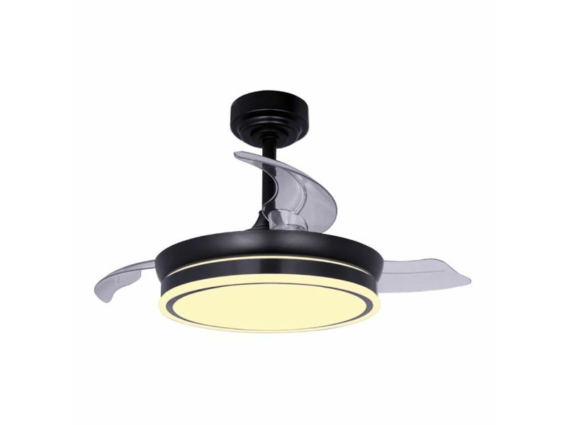 Вентилатор за таван CristalRecord 85-065-46-180 Черен 45 W Ø 92 cm