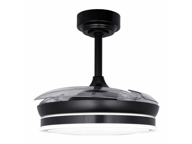 Вентилатор за таван CristalRecord 85-065-46-180 Черен 45 W Ø 92 cm