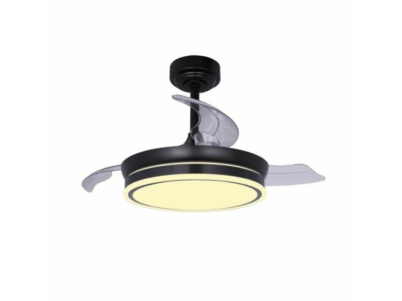 Вентилатор за таван CristalRecord 85-065-46-180 Черен 45 W Ø 92 cm