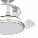 Вентилатор за таван с осветление CristalRecord Сребрист 35 W (3000 K) (4000 K)