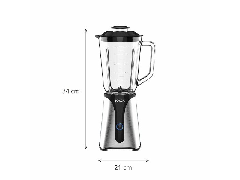 Блендер с чаша JOCCA Черен 1 L