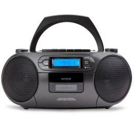 CD радио Aiwa Черен LCD Дисплей Bluetooth 5.0