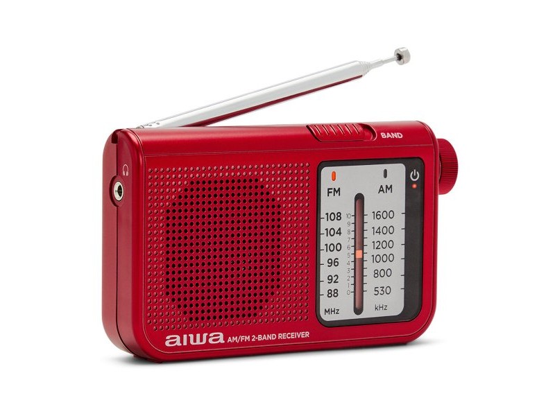 Радио преводач Aiwa AM/FM Червен