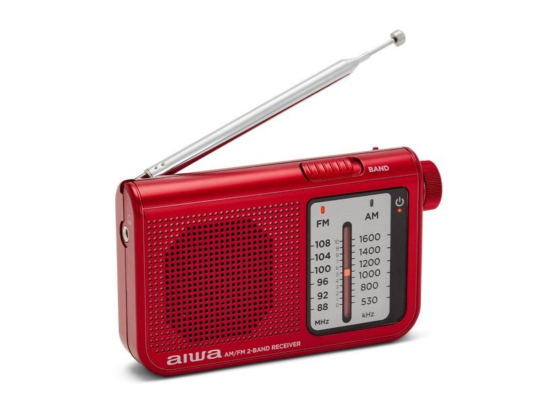 Радио преводач Aiwa AM/FM Червен