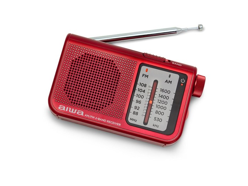Радио преводач Aiwa AM/FM Червен