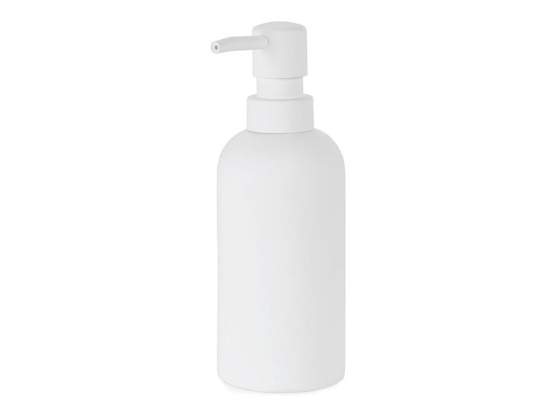 Дозатор за Сапун Andrea House матов Бял ABS 330 ml Полирезин (Ø 6,5 x 18,5 cm)