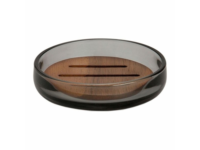 Cапунерка Andrea House ba73071 Сив Кристал Aкациево дърво