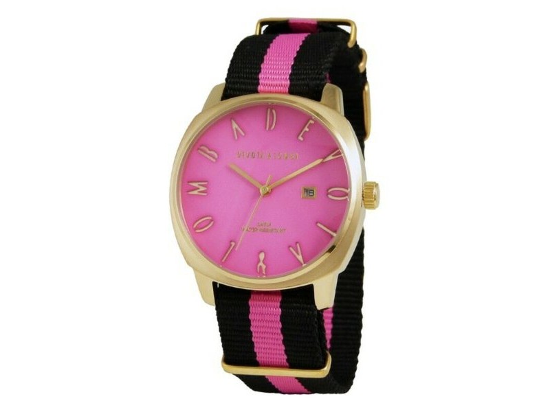 Мъжки часовник Devota & Lomba DL008MSPBK-PK-02PINK (Ø 42 mm)