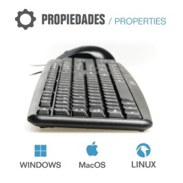 Клавиатура с мишка iggual COM-CK-BASIC QWERTY USB