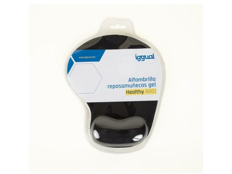Нехлъзгаща се постелка iggual Healthy ARG1 IGG318935 Черен Гел