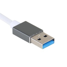 USB извод iggual IGG319260 Черен Сив