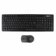 Клавиатура с мишка iggual IGG319277 Черен Испанска Qwerty QWERTY