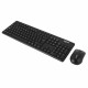 Клавиатура с мишка iggual IGG319277 Черен Испанска Qwerty QWERTY