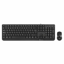 Клавиатура с мишка NGS Cocoa Kit Черен Испанска Qwerty