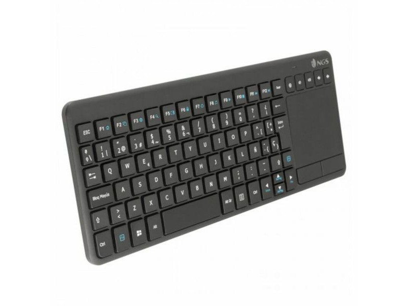 Безжична клавиатура NGS TV Warrior Черен Испанска Qwerty