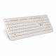 Клавиатура NGS NGS-KEYBOARD-0284 Бял Испанска Qwerty