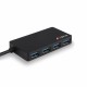 USB извод NGS NGS-HUB-0044 Черен 480 Mbps