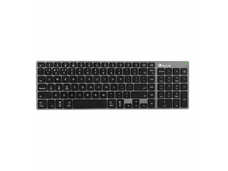 Клавиатура NGS FORTUNE-BT ESPAÑOL Сив Испанска Qwerty