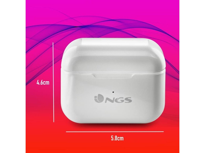Блутут слушалки NGS ARTICABLOOMWHITE Бял Черен