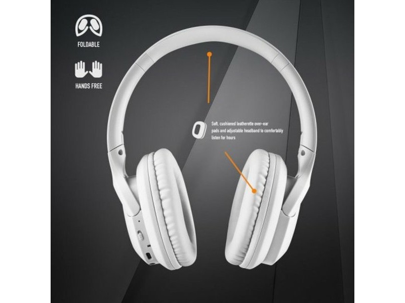 Блутут слушалки с микрофон NGS ARTICAGREEDWHITE Бял