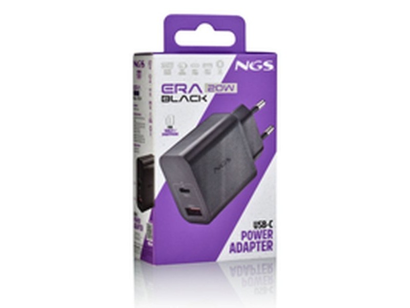 Зарядно за лаптоп NGS ERA20WBLACK 20 W Черен