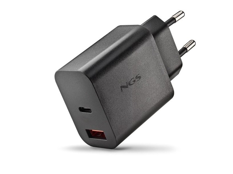 Зарядно за лаптоп NGS ERA30WBLACK 30 W Черен