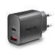 Зарядно за лаптоп NGS ERA30WBLACK 30 W Черен