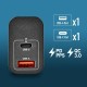 Зарядно за лаптоп NGS ERA30WBLACK 30 W Черен