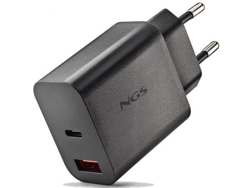 Зарядно за лаптоп NGS ERA30WBLACK 30 W Черен