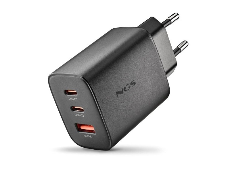 Зарядно за лаптоп NGS ERA65WBLACK 65 W Черен