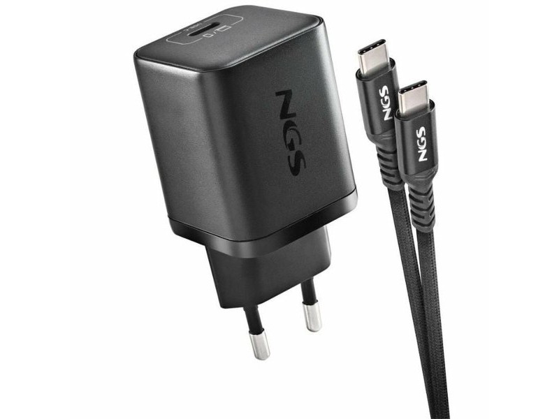 Зарядно за стена NGS NGS Bud 65 W Черен Зарядно за стена NGS NGS Bud 65 W Черен