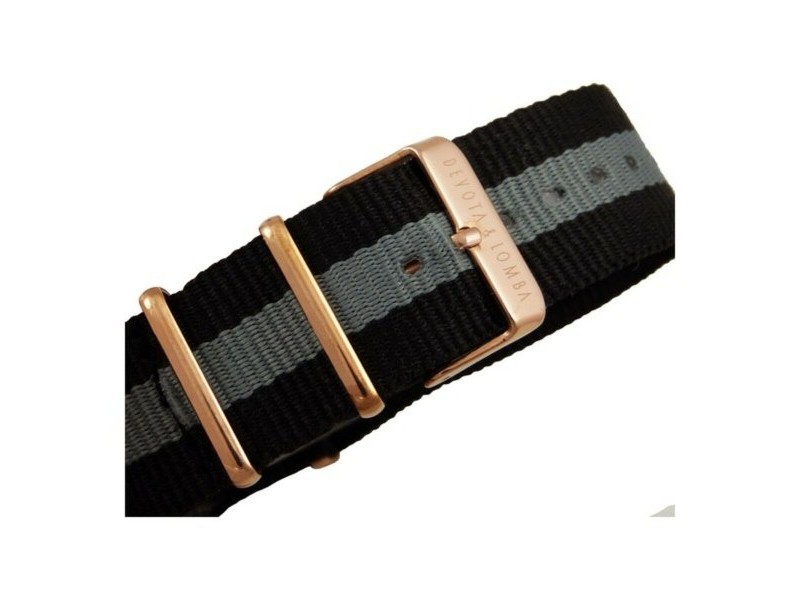 Мъжки часовник Devota & Lomba DL008MSPBK-GR-03BLACK (Ø 42 mm)