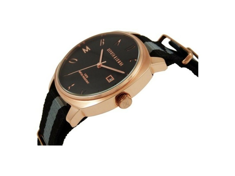 Мъжки часовник Devota & Lomba DL008MSPBK-GR-03BLACK (Ø 42 mm)