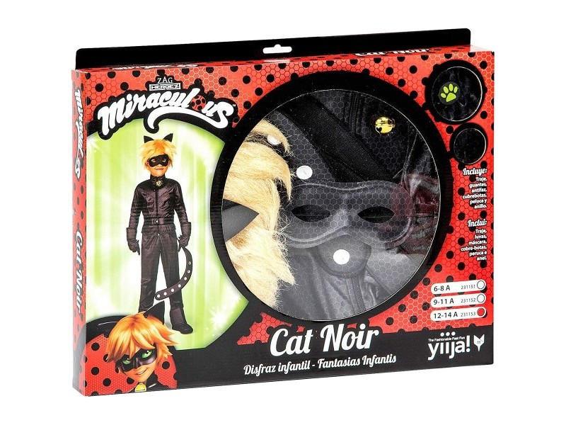 Маскировъчен костюм за деца Cat Noir 4-5 години
