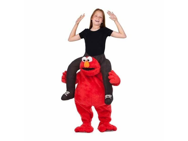 Маскировъчен костюм за деца My Other Me Elmo Ride-On Червен Един размер S Маскировъчен костюм за деца My Other Me Elmo Ride-On Червен Един размер S