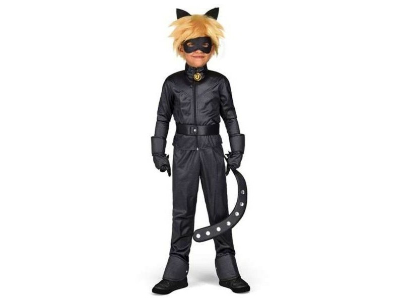 Маскировъчен костюм за деца Cat Noir My Other Me Черен