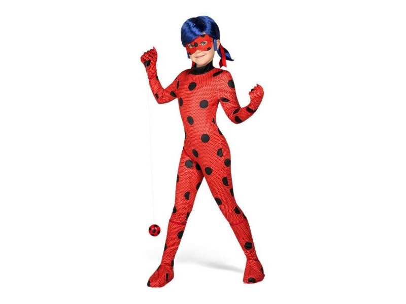 Маскировъчен костюм за деца Lady Bug 12-14 години Червен