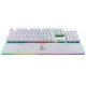 Клавиатура Newskill NS-KB-GUNGNYR-GAT-RE Бял Испанска Qwerty QWERTY