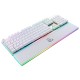 Клавиатура Newskill NS-KB-GUNGNYR-GAT-RE Бял Испанска Qwerty QWERTY
