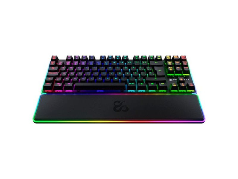 Клавиатура с мишка Newskill NS-KB-GUNGNYRT-GAT-R Черен испански QWERTY Клавиатура с мишка Newskill NS-KB-GUNGNYRT-GAT-R Черен испански QWERTY
