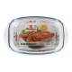 Касерола с Капак Quttin 63096 Cтъкло 32,8 x 19,7 x 13 cm