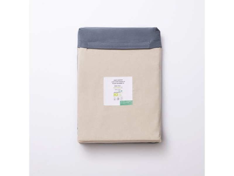 Комплект покривка за завивка Benetton TEVERE Тъмно синьо 150 x 240 cm 2 Части